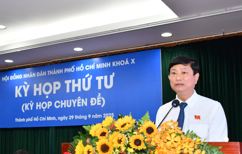 Ông Võ Văn Minh - Chủ tịch HĐND TP. Hồ Chí Minh. Ảnh: Thanh Minh.