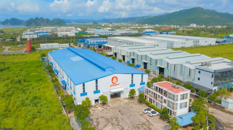 Nhà máy GleeGlee tại Cụm công nghiệp Cẩm Thịnh, phường Cửa Ông, tỉnh Quảng Ninh với quy mô 7.000m2