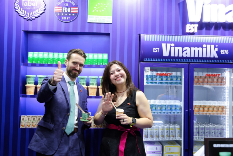 Kem galato của Vinamilk được khen cực kỳ ngon. (Ảnh: Nguyễn Hoàng).