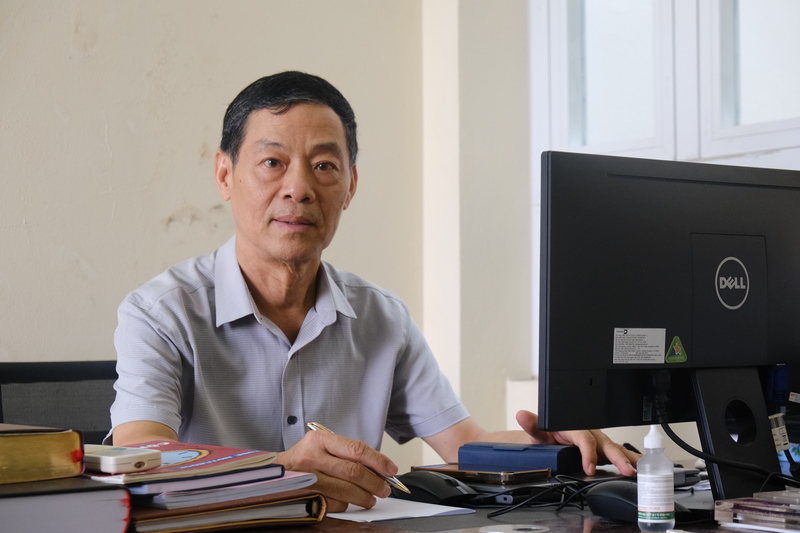 Nhà báo Lê Nghiêm, nguyên Cục trưởng Cục Thông tin Đối ngoại. Ảnh: Trần Đình