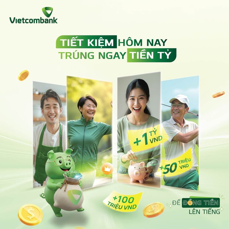 Vietcombank triển khai đồng loạt nhiều ưu đãi cho khách hàng gửi tiết kiệm - 1
