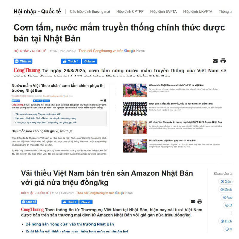 Báo Công Thương đã làm tốt vai trò “cầu nối” trong việc thông tin thị trường nước ngoài.