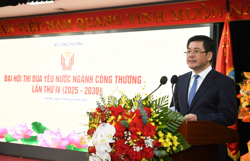 Bộ trưởng Bộ Công Thương Nguyễn Hồng Diên phát biểu tại Đại hội