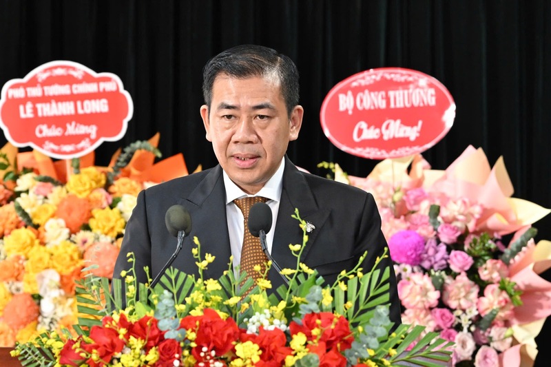 Hiệu trưởng Trường Đại học Công nghiệp TP. Hồ Chí Minh Phan Hồng Hải. Ảnh: Cấn Dũng
