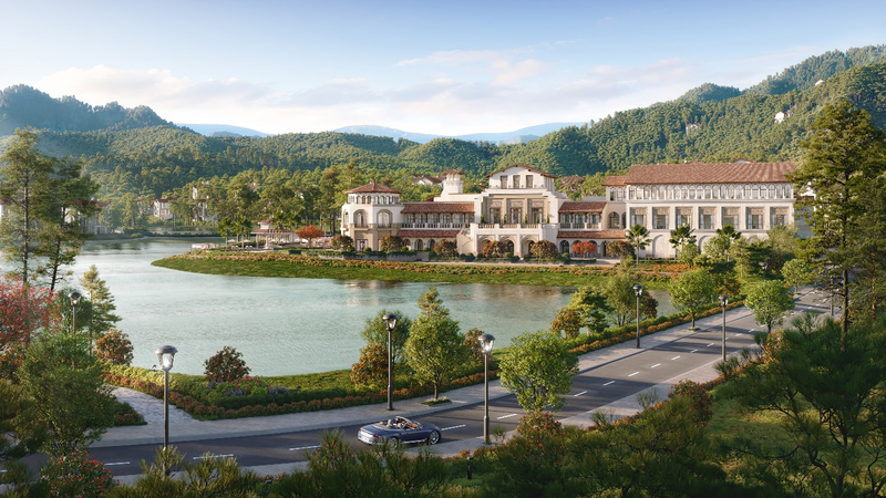 Kiến trúc và cảnh quan của Country Club tạo nên sự liền mạch với các phân khu kế cận, đồng thời mở ra một không gian lãng mạn, thanh lịch và đậm chất thượng lưu