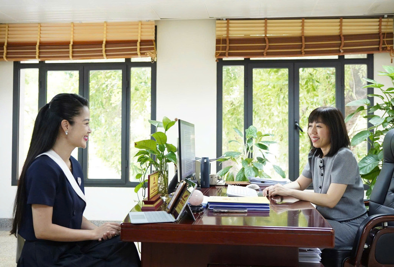 Phó Cục trưởng Đỗ Phương Dung: Báo Công Thương là "Cánh tay” nối dài trong lan toả chính sách bảo vệ môi trường. Ảnh: Ngọc Tiến.