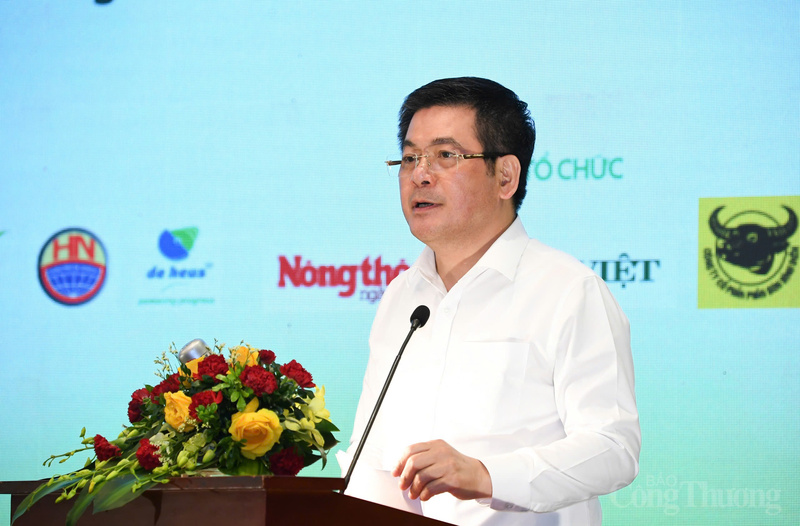 Bộ trưởng Bộ Công Thương Nguyễn Hồng Diên phát biểu.