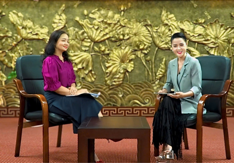 Cục trưởng Nguyễn Thị Lâm Giang: Báo Công Thương đã chuyển đổi số mạnh mẽ. Ảnh: Ngọc Tiến.