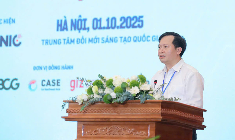 Ông Nguyễn Mai Dương, Cục trưởng Cục Đổi mới sáng tạo phát biểu