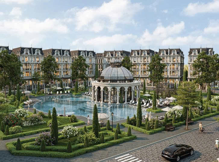 Noble Palace Long Bien đang xúc tiến thi công, với một số căn đã thi công lên tầng mái, chuẩn bị cất nóc, dự kiến bàn giao từ quý 4/2025.