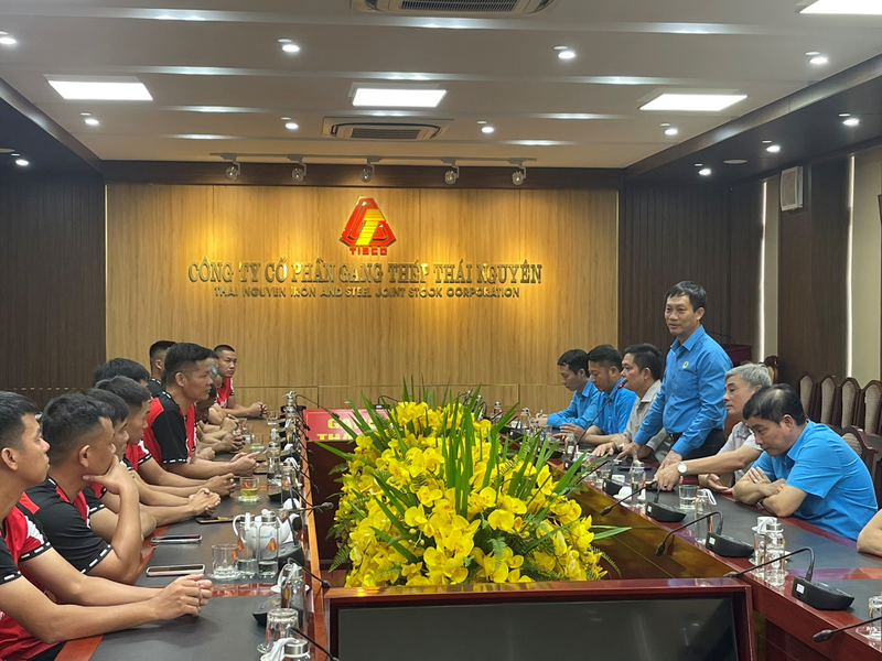 Đ/c Lê An Hải - Chủ tịch Công đoàn Công Thương Việt Nam phát biểu