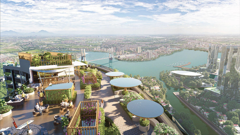 Hệ tiện ích mái đẳng cấp tại Noble Crystal Riverside