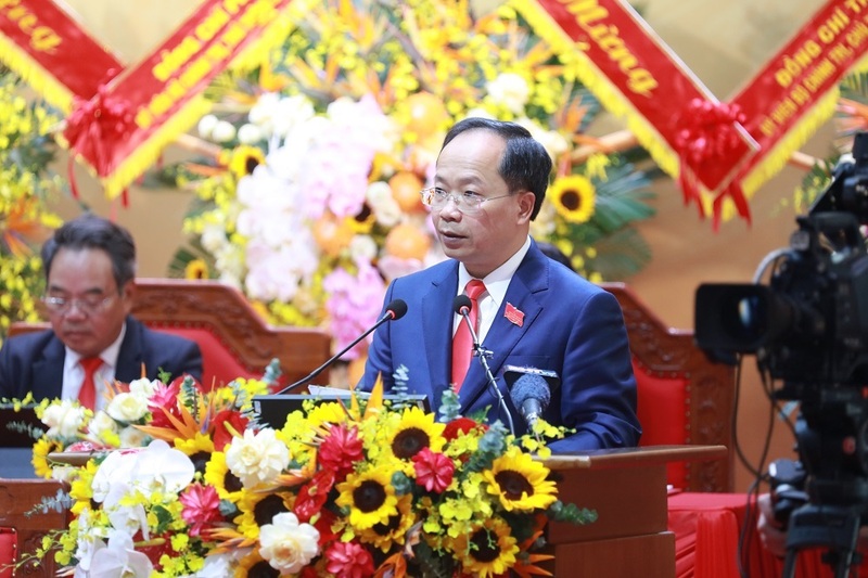 Ông Nguyễn Duy Lâm tái cử Bí thư Tỉnh ủy Hà Tĩnh khóa XX, nhiệm kỳ 2025-2030. Ảnh: Thành Sen