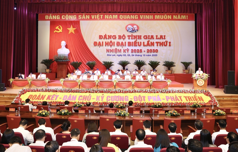 Phiên trù bị Đại hội đại biểu Đảng bộ tỉnh Gia Lai lần thứ I, nhiệm kỳ 2025 - 2030.