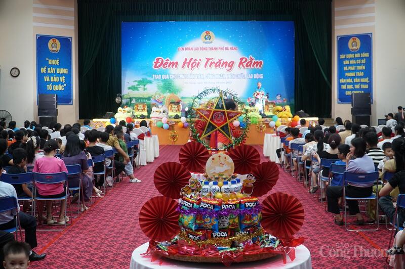 TP. Đà Nẵng tổ chức Đêm hội Trăng rằm cho con đoàn viên, người lao động có hoàn cảnh khó khăn.