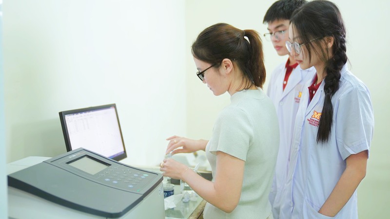 Khối ngành Khoa học sức khỏe cũng là một trong những nhóm ngành mũi nhọn của Nhà trường. Ảnh: Minh Hoàng