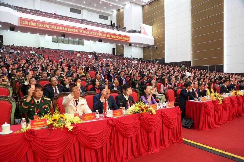 Các đại biểu tham dự đại hội. Ảnh: Tiến Đạt