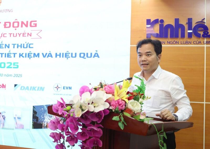 Ông Cù Huy Quang – Trưởng phòng Hiệu quả năng lượng và Chuyển đổi xanh, Cục Đổi mới sáng tạo, Chuyển đổi xanh và Khuyến công (Bộ Công Thương). Ảnh: Thanh Hải