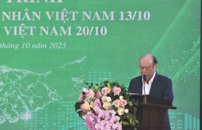 Ông Nguyễn Văn Thời, Chủ tịch Hiệp hội Doanh nghiệp tỉnh Thái Nguyên.