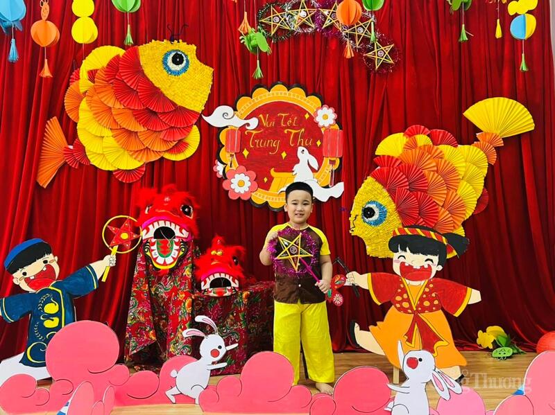 Set decor trang trí tại Trường Mầm non Ngôi Sao Xanh có giá 1 triệu đồng.