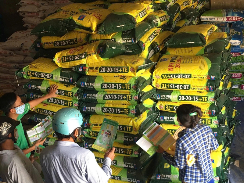 NPK Phú Mỹ luôn được bà con nông dân tin tưởng sử dụng (Ảnh PVFCCo – Phú Mỹ)