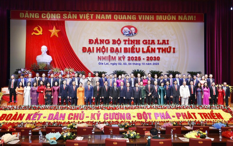 Đại hội đại biểu Đảng bộ tỉnh Gia Lai lần thứ I, nhiệm kỳ 2025 - 2030 thành công tốt đẹp.