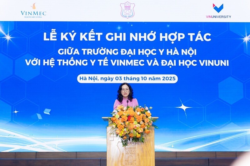 PGS.TS Phan Thị Thu Hương, Bí thư Đảng ủy, Chủ tịch Hội đồng trường, trường Đại học Y Hà Nội cho biết, đây là bước đi cụ thể nhằm triển khai các chủ trương lớn của Đảng về khoa học và công nghệ, giáo dục – đào tạo, chăm sóc sức khỏe nhân dân