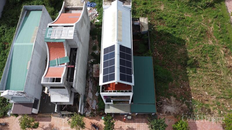 Điện mặt trời mái nhà của một hộ dân ở phường Tân An, tỉnh Đắk Lắk. Ảnh: Vũ Long