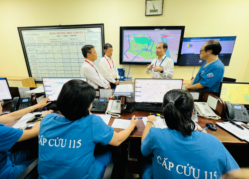 Bộ Y tế yêu cầu đảm bảo công tác khám, chữa bệnh, cấp cứu cho người dân trong mưa bão số 11. Ảnh minh họa