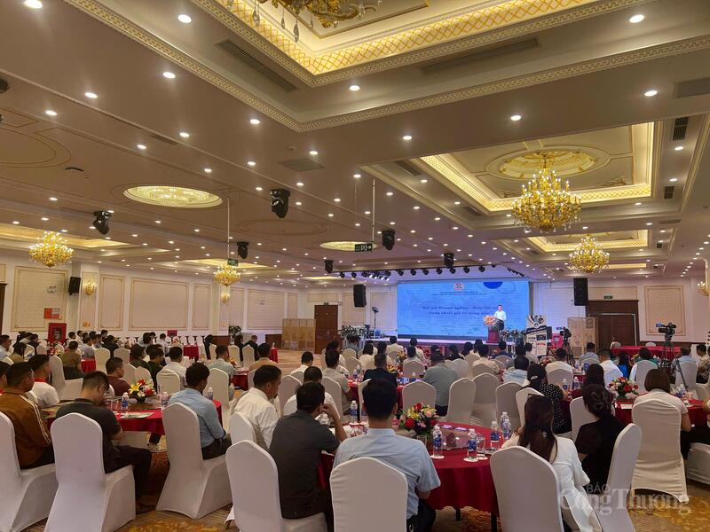 Chương trình Cà phê Doanh nhân năm 2025 với chủ đề “Kết nối Doanh nghiệp – Hợp tác xã trong chuỗi giá trị nông sản” (Ảnh: Minh Hiếu)