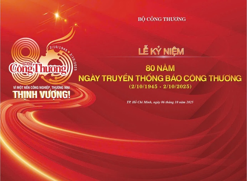 Ngày 6/10, Báo Công Thương tổ chức Lễ kỷ niệm 80 năm ngày truyền thống tại TP. Hồ Chí Minh - 1