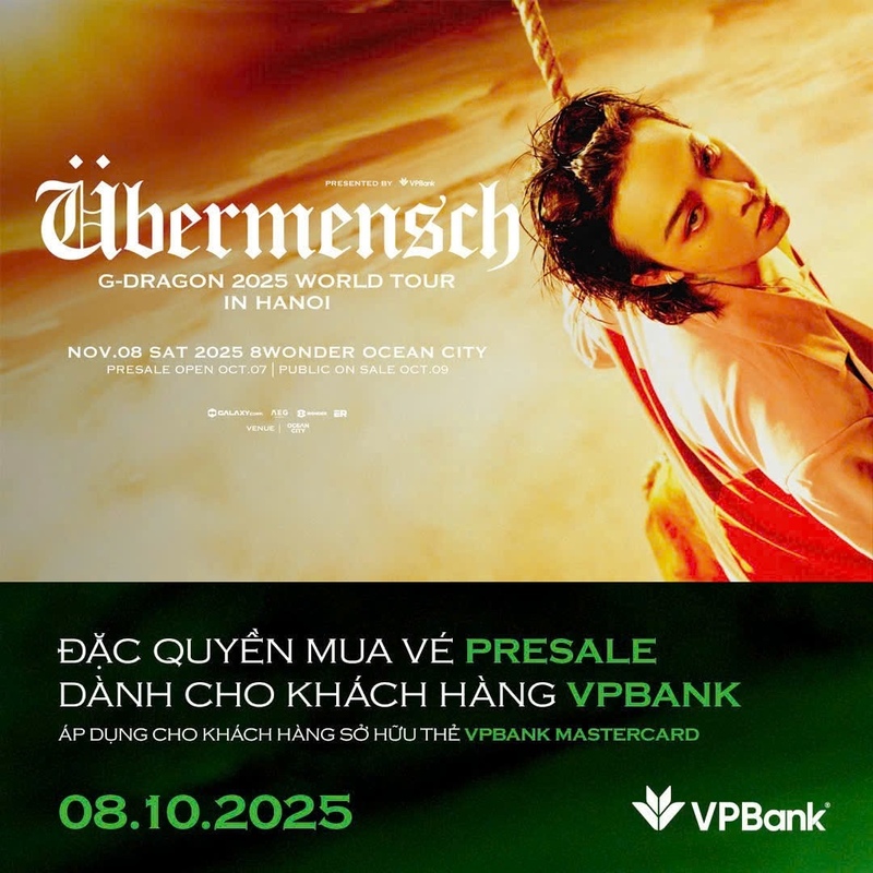 VPBank MasterCard “3 bích” trong trận chiến săn vé world tour G-DRAGON - 1