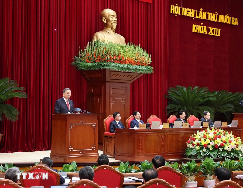 Tổng Bí thư Tô Lâm phát biểu. Ảnh: Thống Nhất/TTXVN