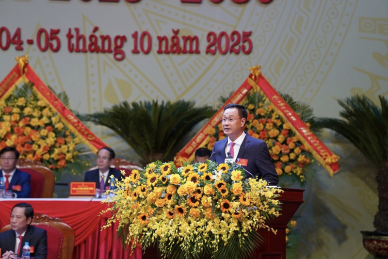Đồng chí Lê Ngọc Quang được chỉ định giữ chức Bí thư Tỉnh ủy Quảng Trị nhiệm kỳ 2025-2030 - Ảnh VGP/Nhật Anh