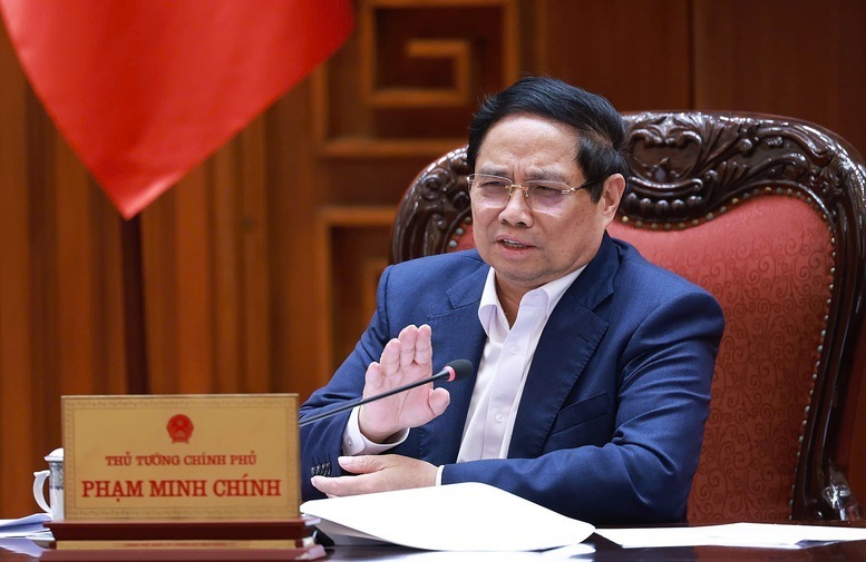 Thủ tướng Chính phủ Phạm Minh Chính: Việc sắp xếp phải theo hướng "giảm đầu mối, tăng quy mô, nâng chất lượng phục vụ". Ảnh: VGP/Nhật Bắc.