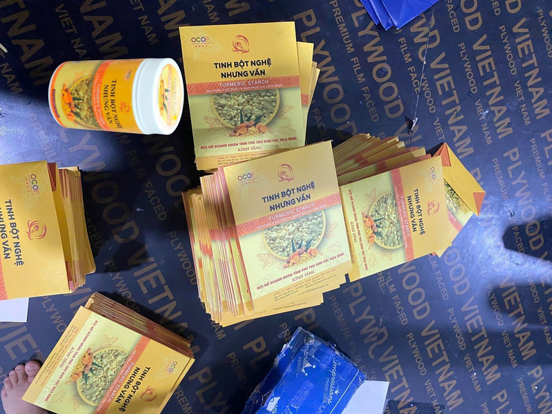 Cây nghệ trở thành sản phẩm đổi đời cho bà con vùng cao Phú Thọ. Ảnh: NVCC