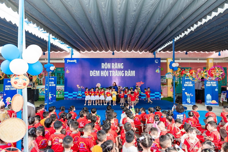 Một mùa trung thu thật đặc biệt đã đến với các em nhỏ trường mẫu giáo Tiên Lãnh, xã Lãnh Ngọc
