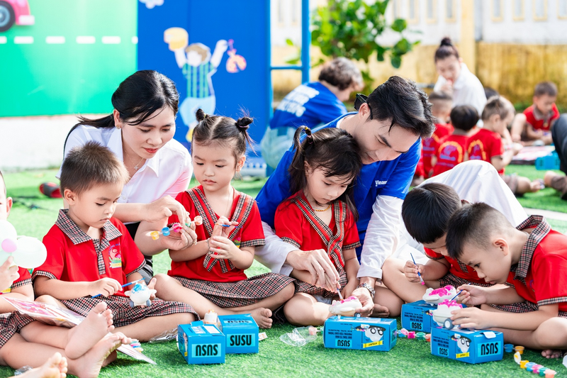 Vinamilk đã đồng hành cùng các đơn vị tổ chức nhiều chương trình trung thu đa dạng