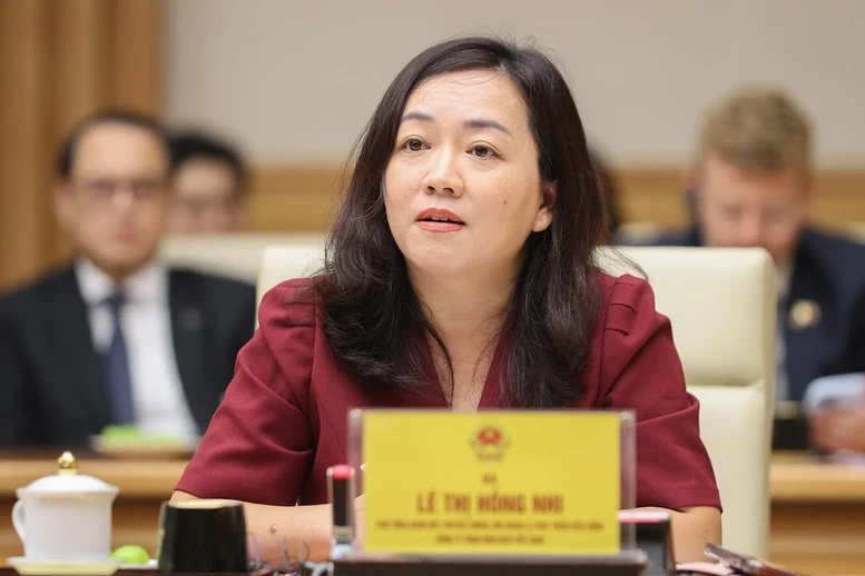 Bà Lê Thị Hồng Nhi, Phó Tổng giám đốc truyền thông, đối ngoại và phát triển bền vững Unilever Việt Nam, đồng thời là đại diện Ban ESG của BritCham