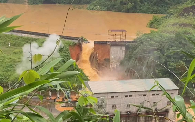 Vỡ đập thủy điện Bắc Khê 1: Thiệt hại khoảng 50 tỉ đồng, gần 800 nhân khẩu phải di dời khẩn cấp Ảnh: Báo Lạng Sơn