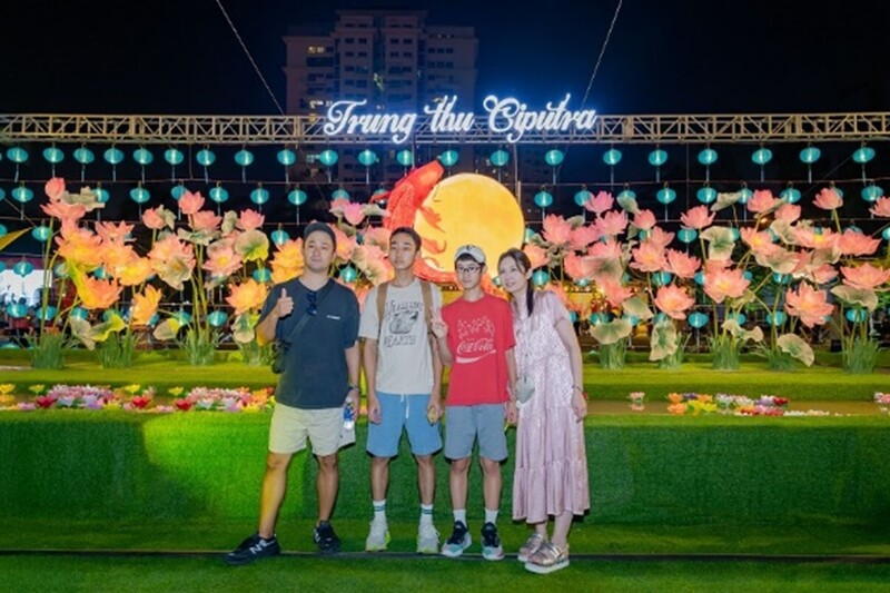 Lễ hội Trung thu Ciputra Hanoi diễn ra tối ngày 04/10/2025 (Ảnh Ciputra Hanoi)