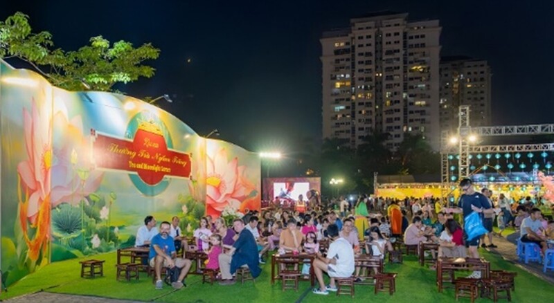 Khu thưởng trà vọng nguyệt Ciputra Hanoi 2025 (Ảnh Ciputra Hanoi)
