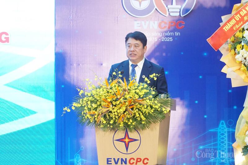 Ông Nguyễn Anh Tuấn, Tổng giám đốc EVN cho biết EVNCPC là một trong những đơn vị trụ cột của EVN