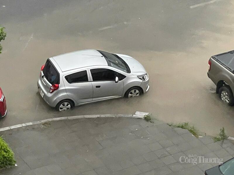Khu vực đường 70 nước mênh mông.
