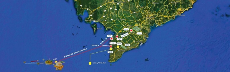 Phối cảnh chuỗi dự án điện khí Lô B - Ô Môn