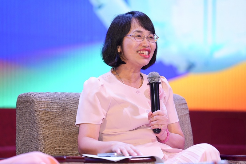 PGS.TS. Phạm Thị Hoàng Anh, Phó Giám đốc Phụ trách Ban Giám đốc Học viện Ngân hàng. Ảnh: Hoàng Giáp