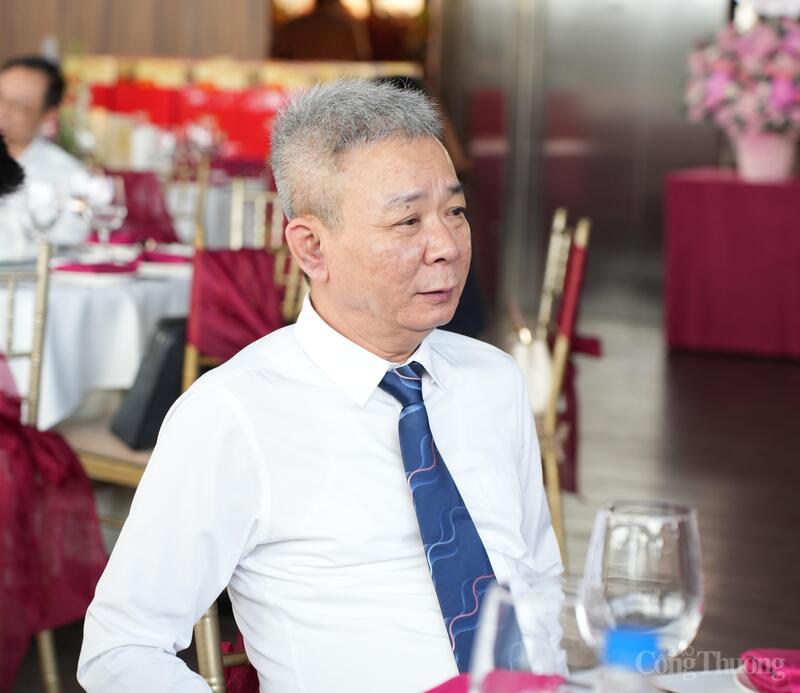 Phó Tổng Biên tập Báo Công Thương Nguyễn Tiến Cường tại lễ kỷ niệm.