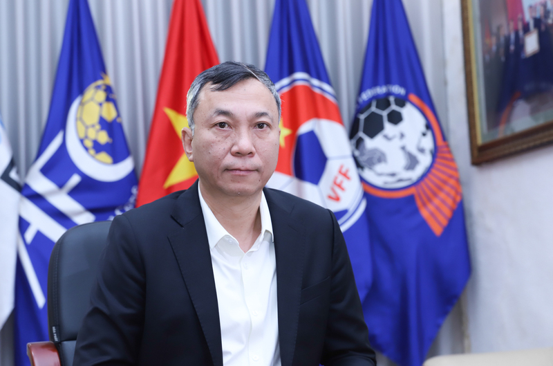 Ông Trần Quốc Tuấn, Chủ tịch Liên đoàn Bóng đá Việt Nam. Ảnh: VFF
