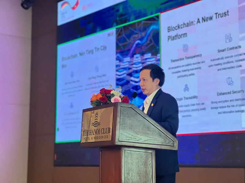 Ông Nguyễn Xuân Hoàng, Phó chủ tịch HĐQT Misa phát biểu tại Hội thảo.