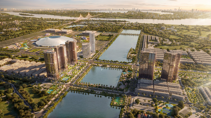 Vị trí đắc địa của 5 tòa tháp dự án Imperia Signature Cổ Loa tại đại đô thị Global Gate